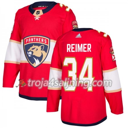 Florida Panthers tröja James Reimer 34 Röd 2017-2018 Adidas Authentic - NHL Tröjor Herr Florida Panthers tröja James Reimer 34 Röd 2017-2018 Adidas Authentic - NHL Tröjor Herr